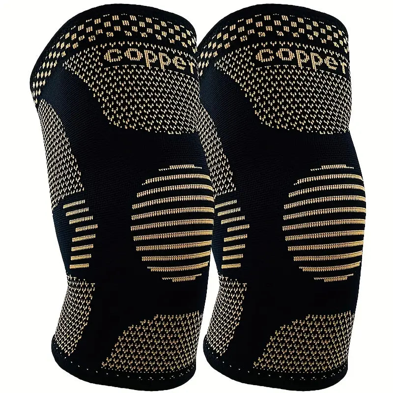 2-Pack COOLFIT Copper Fiber Knit Knee Band