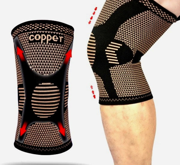 2-Pack COOLFIT Copper Fiber Knit Knee Band