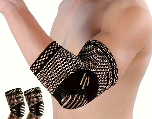 Copper-Infused Compression Elbow Support Sleeve (2Pack)