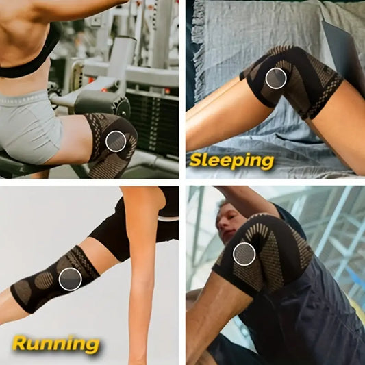 2-Pack COOLFIT Copper Fiber Knit Knee Band